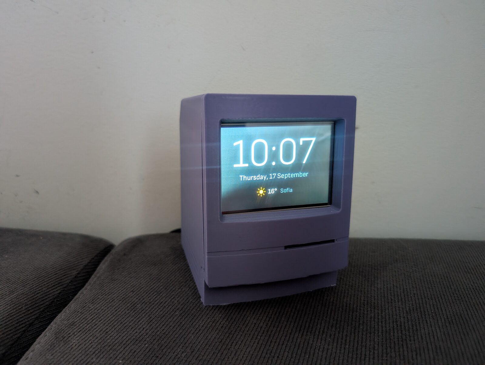 The clock slide